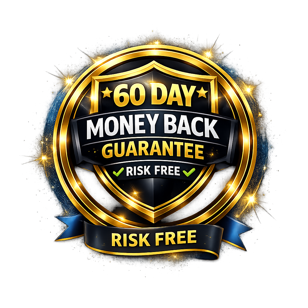 NeuroTyde 60 Day Money Back Guarantee Badge